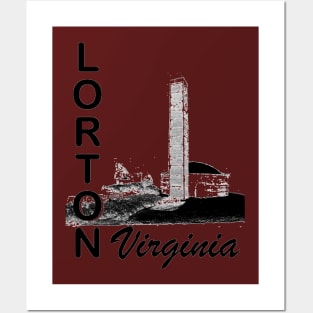 Lorton - Beehive Brick Kiln - Black Posters and Art